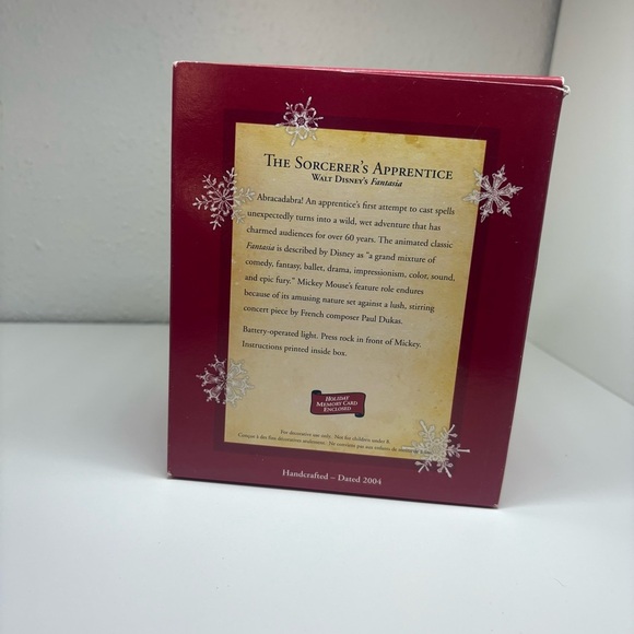 Hallmark Keepsake Ornament 2004 - Disney The Sorcerer's Apprentice - Fantasia - Picture 2 of 8